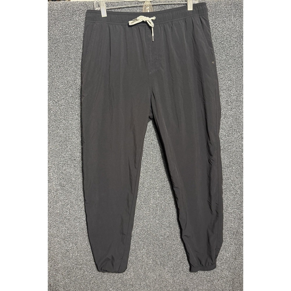 Vuori Kore Jogger Lined Mens Large Black Drawstring Activewear Casual Athletic